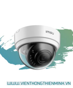 Camera IMOU IPC-D22P dạng dome nhỏ gọn, chính hãng chuyên dùng lắp đặt trong nhà; với góc quay cực rộng