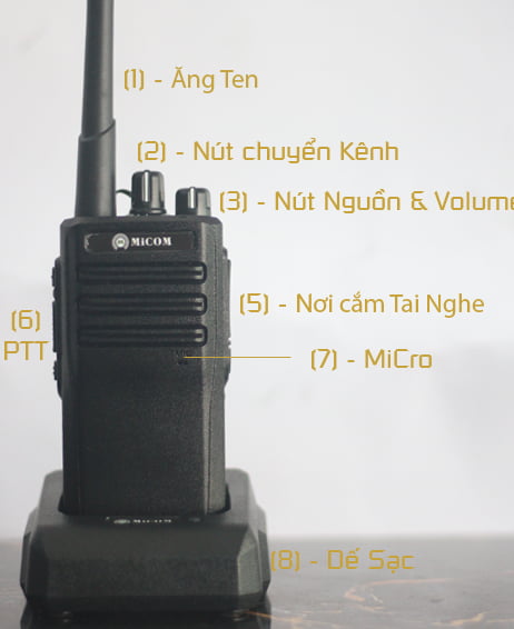 Hướng dẫn sử dụng bộ đàm tại Đà Nẵng