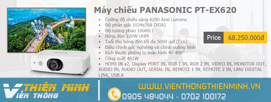 máy chiếu PANASONIC dòng cao tấp tại Đà Nẵng