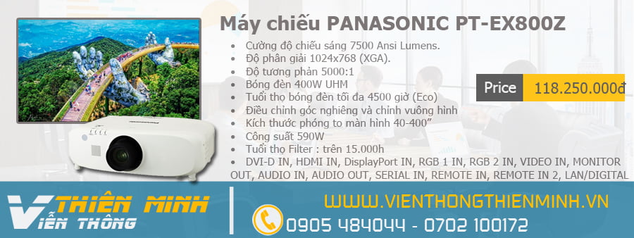 máy chiếu PANASONIC dòng cao tấp tại Đà Nẵng