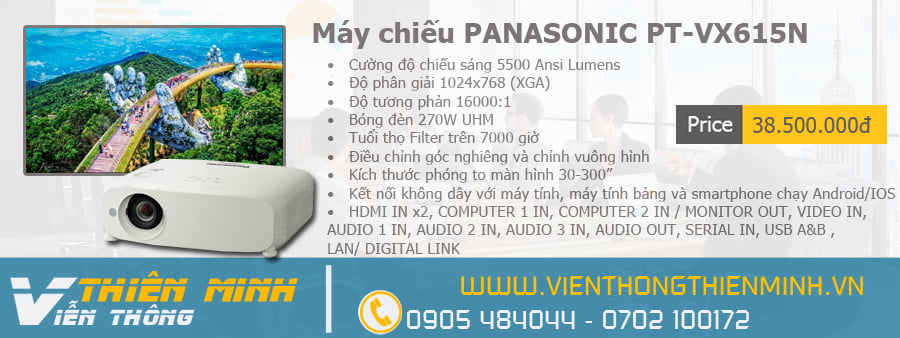 máy chiếu PANASONIC dòng cao tấp tại Đà Nẵng