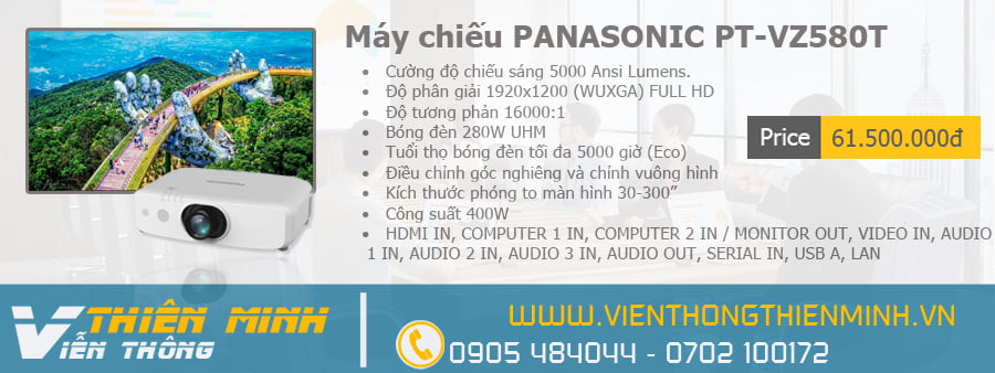 máy chiếu PANASONIC dòng cao tấp tại Đà Nẵng