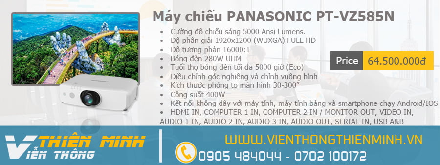 máy chiếu PANASONIC dòng cao tấp tại Đà Nẵng