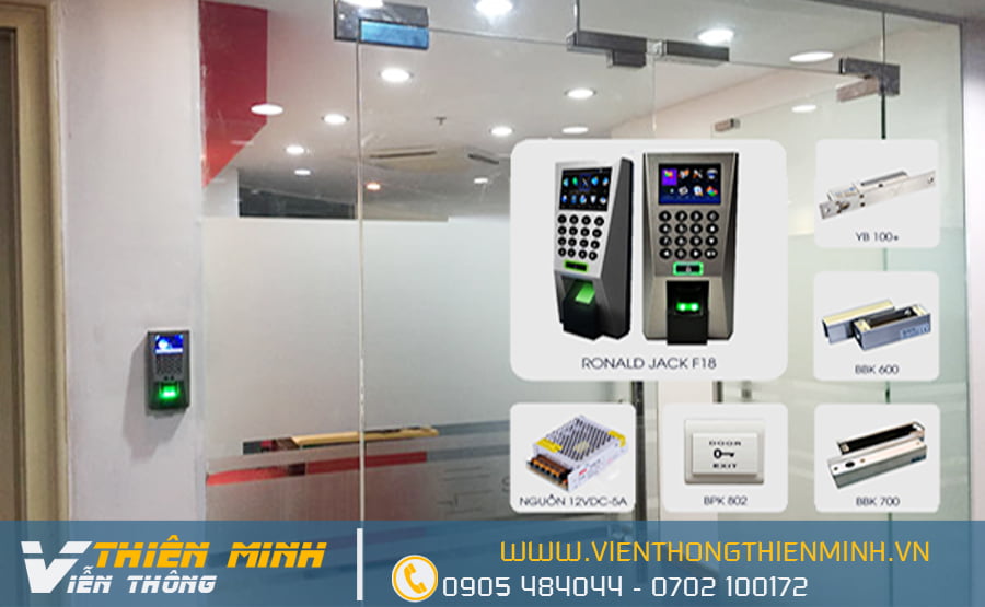 Máy chấm công kiểm soát cửa RONALJACK F18 chính hãng giá rẻ