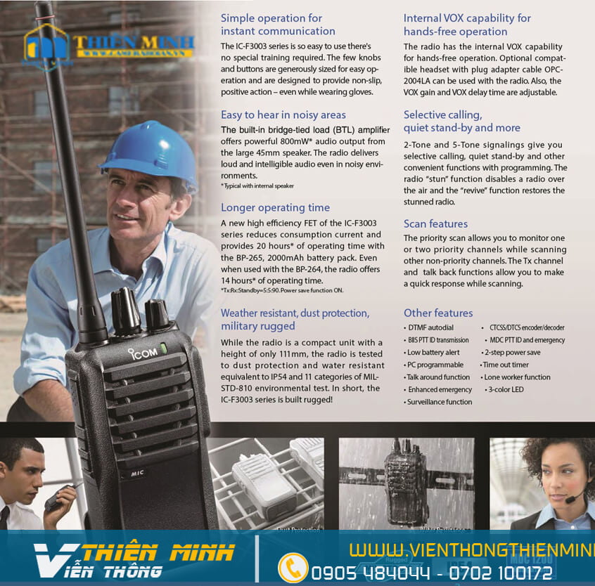 máy bộ đàm ICOM tại Đà Nẵng