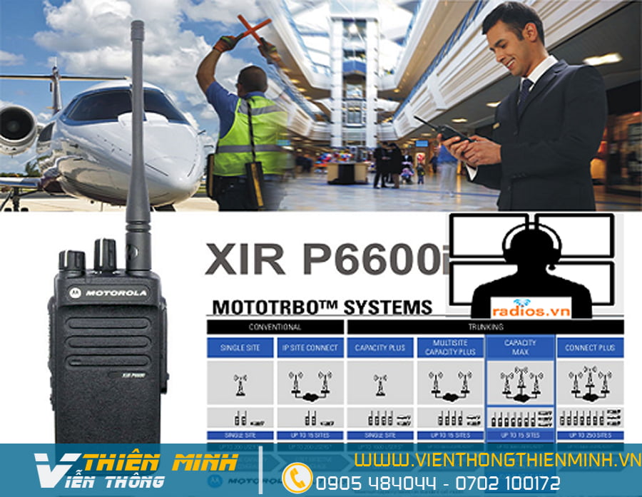 bộ đàm Motorola Xir P6600i