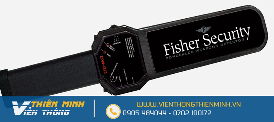 Máy rà kim loại Fisher CW-20 chính hãng nhập khẩu USA