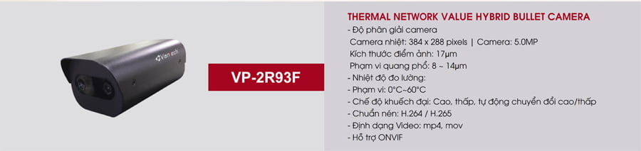 Camera đo Thân Nhiệt VANTECH VP-2R93F