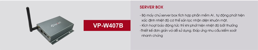 trọn bộ camera đo thân nhiệt vantech