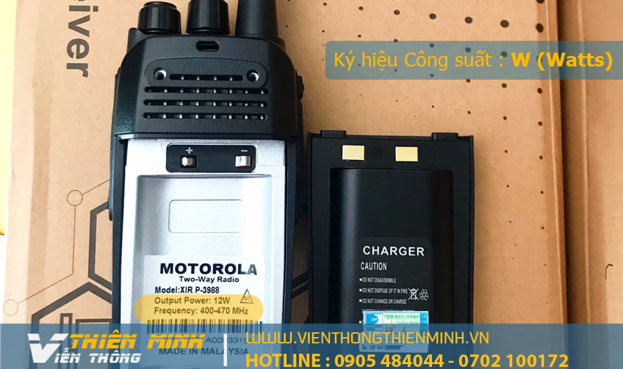 máy bộ đàm cầm tay công suất cao