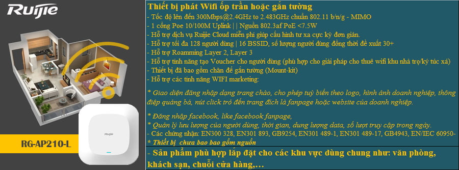 bộ phát wifi ruijie RG-AP630