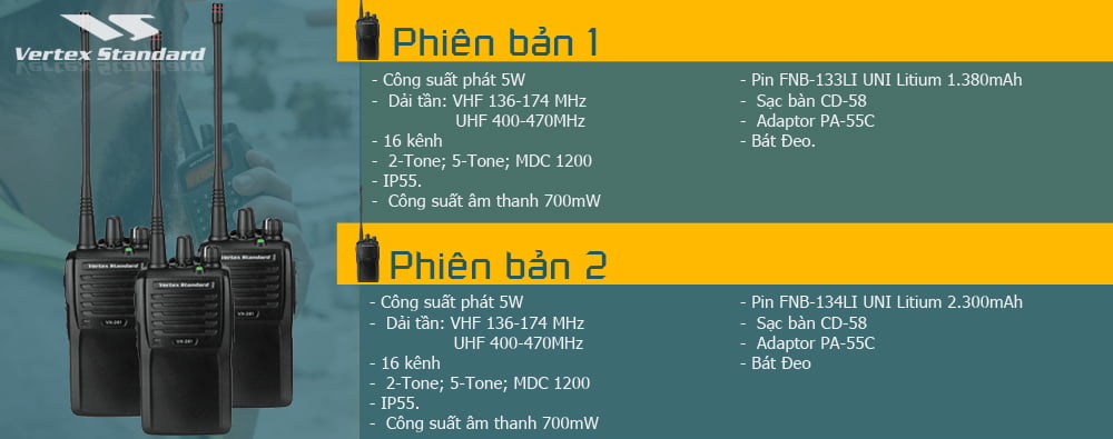 Máy bộ đàm Motorola VX-261 ,Vertex Standard VX-261