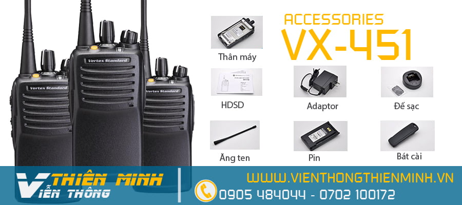 máy bộ đàm vertex vx-451 chính hãng motorola