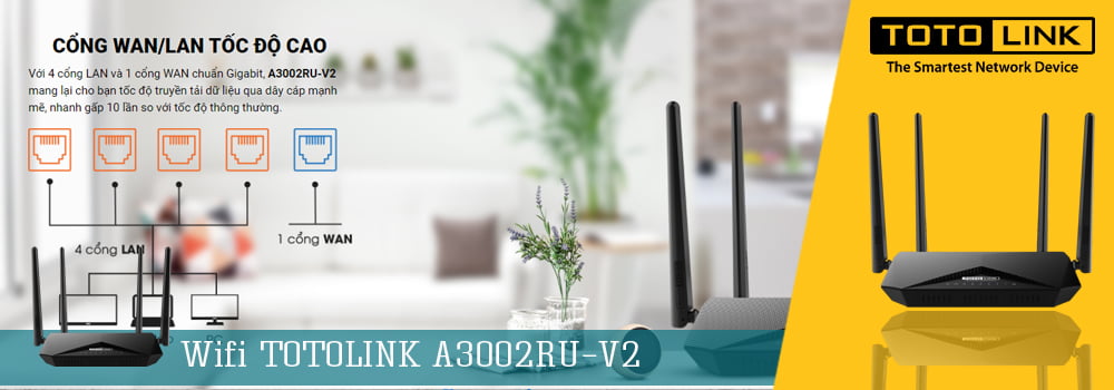 wifi totolink A3002RU-V2