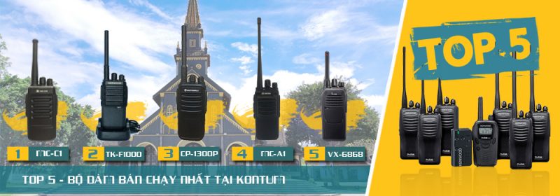 Máy bộ đàm tại Kontum