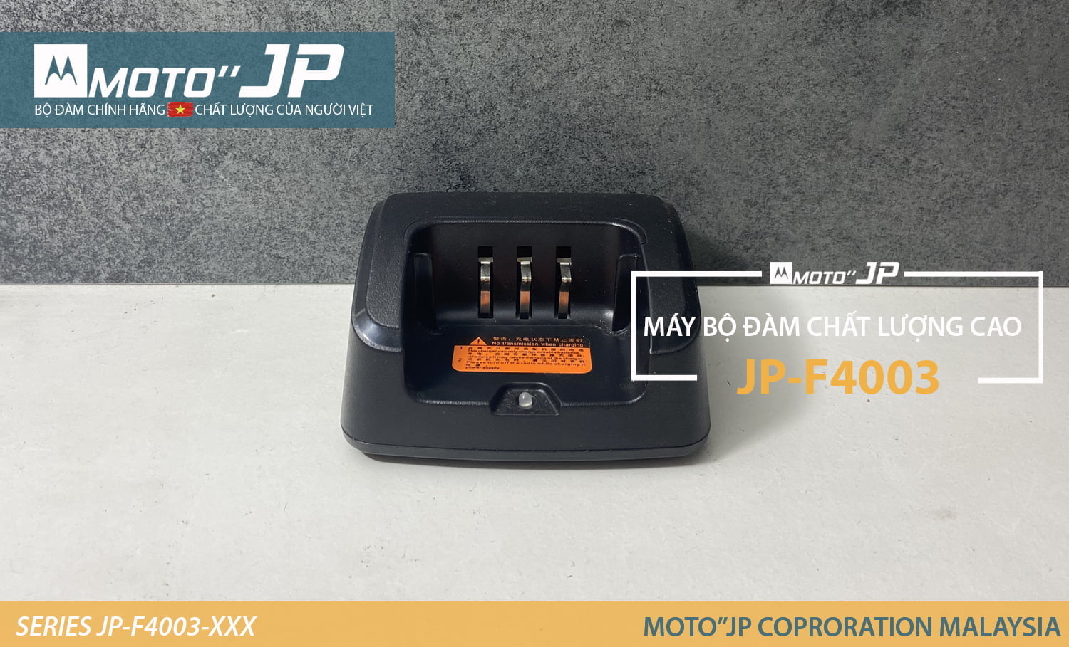 Máy bộ đàm Moto JP-F4003 tiêu chuẩn chống bụi chống nước tốt