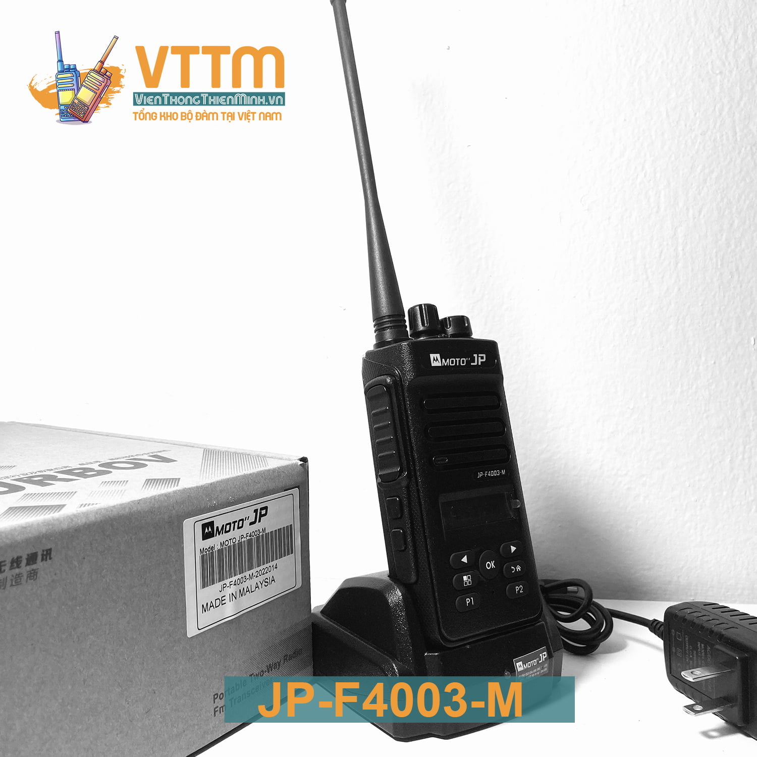 máy bộ đàm cầm tay chất lượng cao MOTO JP-F4003-M phiên bản có màn hình cực chất