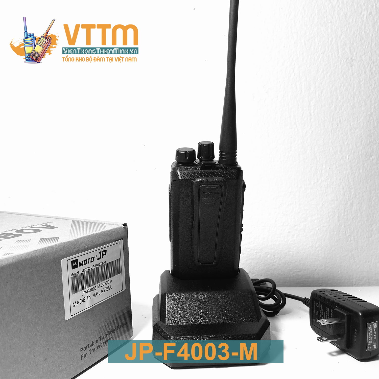 máy bộ đàm cầm tay chất lượng cao MOTO JP-F4003-M phiên bản có màn hình cực chất