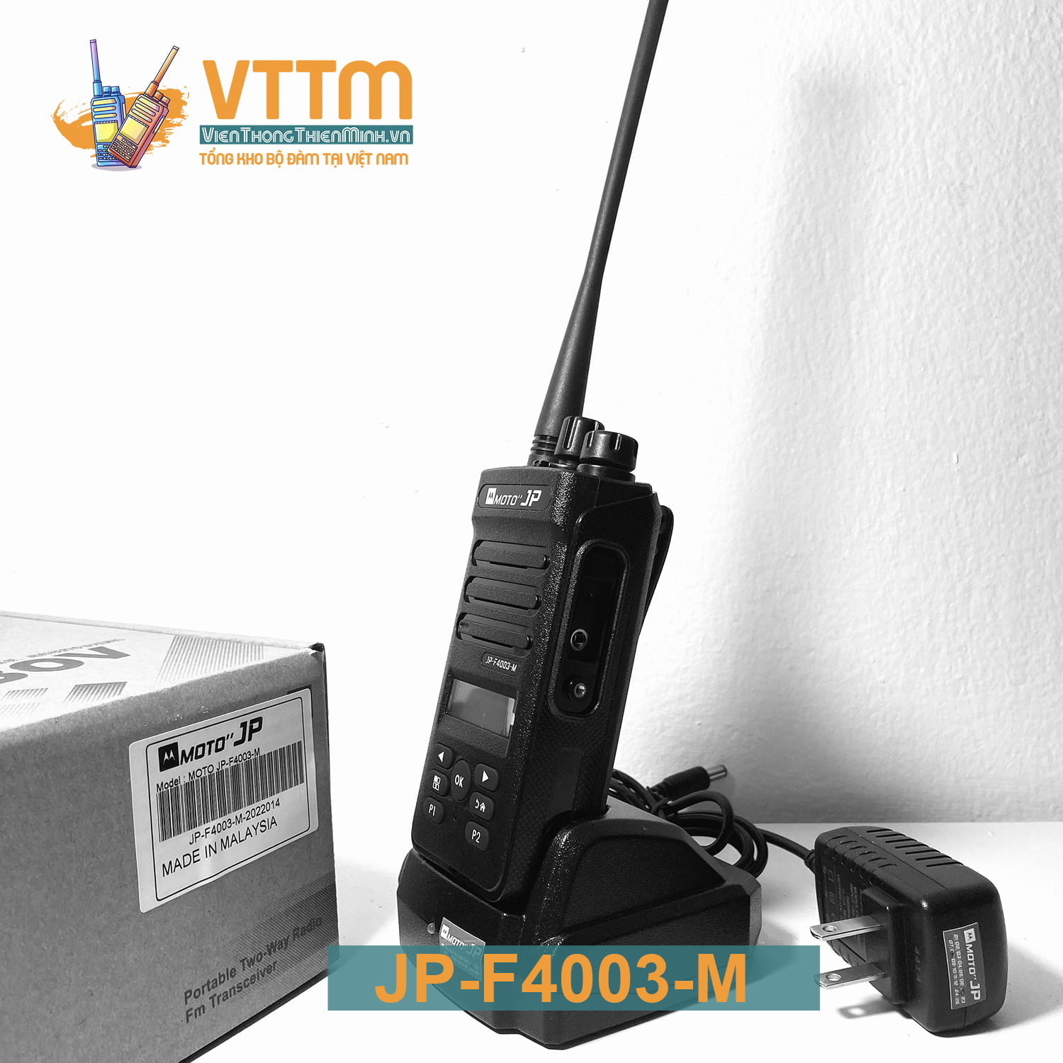máy bộ đàm cầm tay chất lượng cao MOTO JP-F4003-M phiên bản có màn hình cực chất