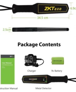 Tay rà kim loại ZKTECO ZK-D180PLUS chính hãng