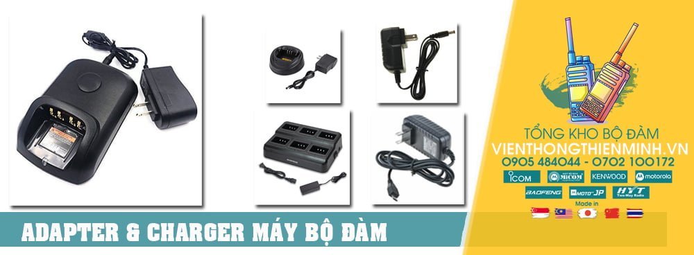 phụ kiện máy bộ đàm , pin bộ đàm , tai nghe bộ đàm