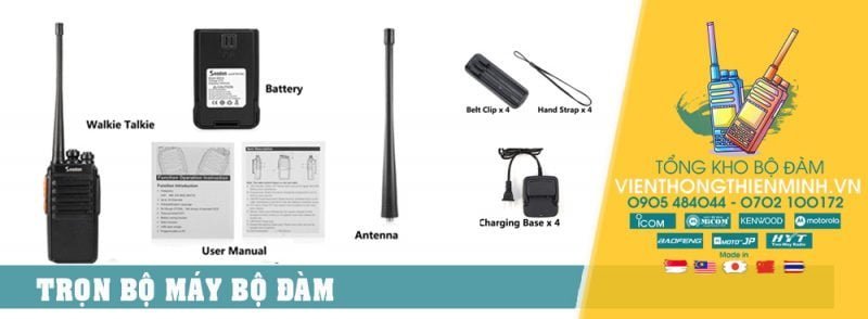 phụ kiện máy bộ đàm , pin bộ đàm , tai nghe bộ đàm