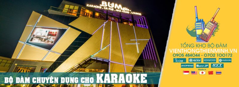 máy bộ đàm dùng cho KARAOKE