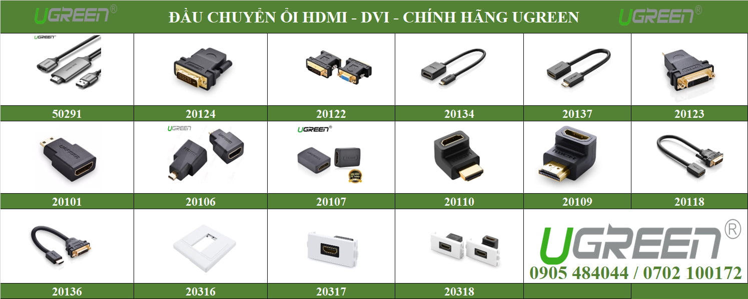 PHÂN PHỐI UGREEN CHÍNH HÃNG TẠI ĐÀ NẴNG VIỆT NAM