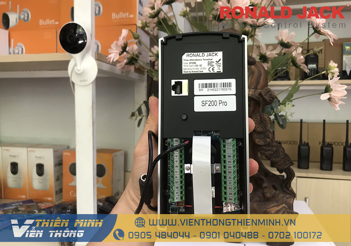 máy chấm công kiểm soát cửa RONALJACK SF200