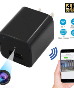 camera nguỵ trang cục sạc iphone