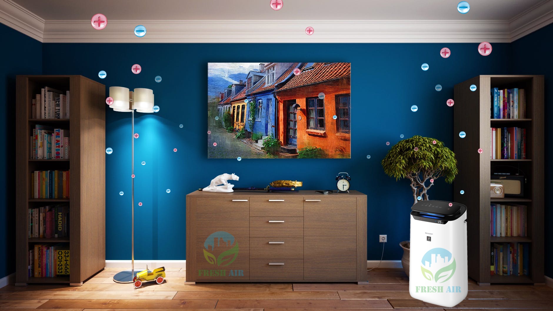 Máy lọc không khí Sharp FP-J60E-W