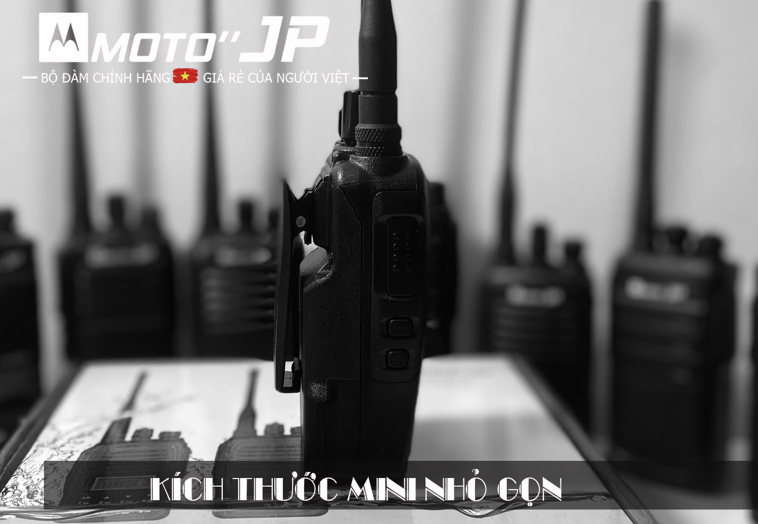 máy bộ đàm MOTO JP-F2000 nhỏ gọn, chất lượng cực tốt, đàm xa 6-7km