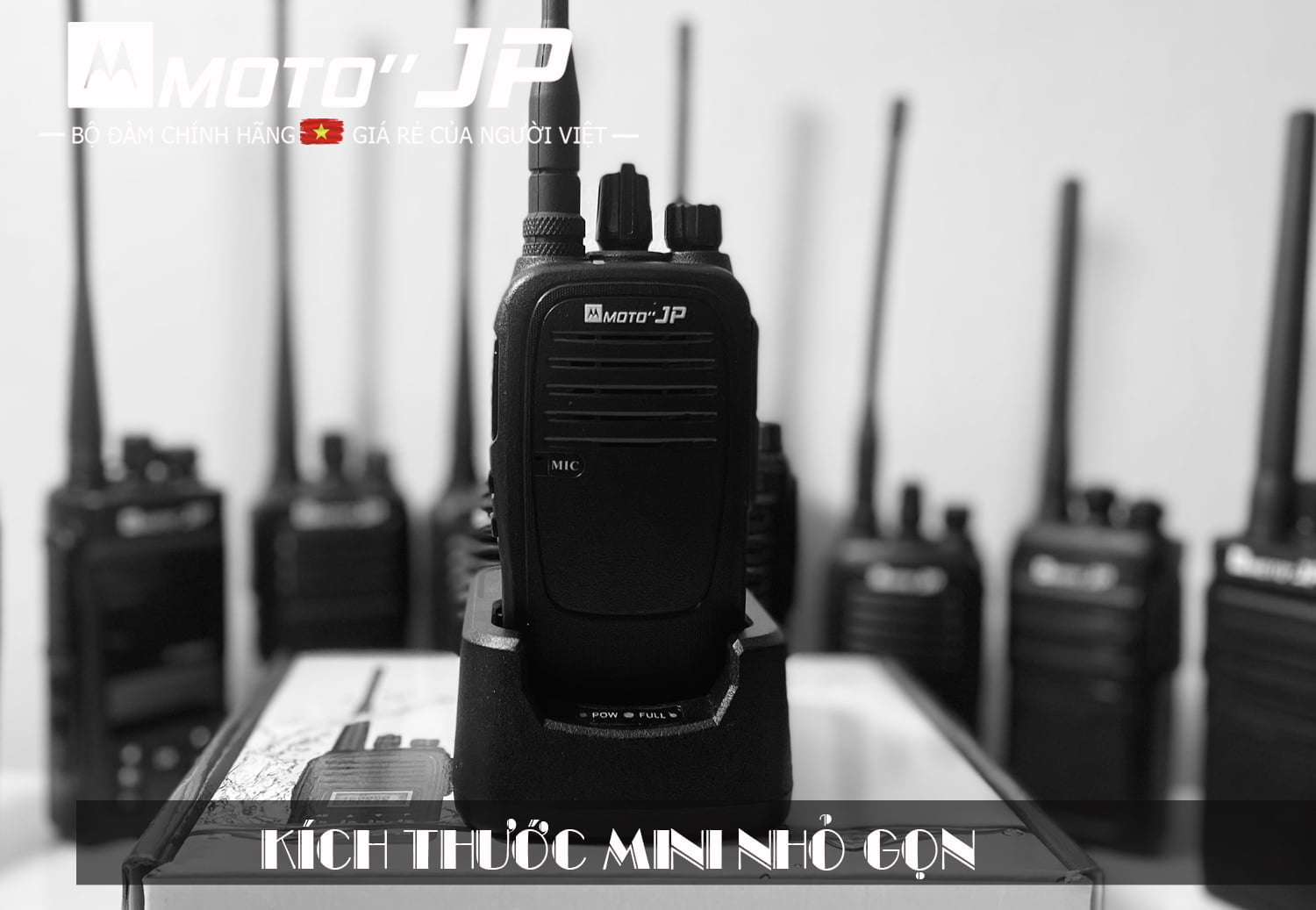 máy bộ đàm MOTO JP-F2000 nhỏ gọn, chất lượng cực tốt, đàm xa 6-7km