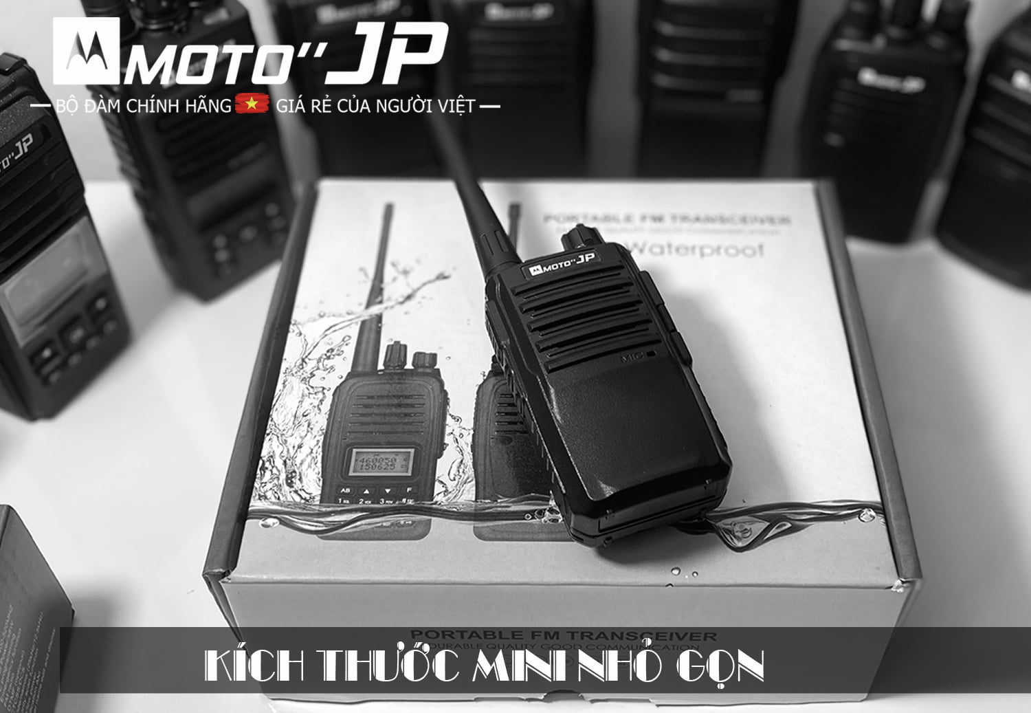 máy bộ đàm moto jp-f3002 mini nhỏ gọn