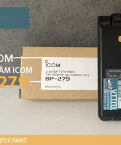 Pin bộ đàm BP-279 chính hãng, dung lượng 1570 mAh dùng cho bộ đàm ICOM IC-F1000/F2000 từ nhà máy ICOM Nhật Bản - Tổng kho bộ đàm ICOM Nhật Bản