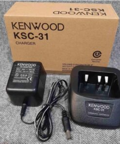 Bộ sạc Kenwood KSC-31 chuyên dùng cho dòng máy bộ đàm Kenwood TK-2000, TK-3000, TK-U100, TK-P701 …. Phụ kiện Kenwood chính hãng Singapore