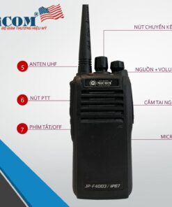 máy bộ đàm miCOM JP-F4003-IP67 thương hiệu Mỹ