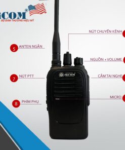 MÁY BỘ ĐÀM mICOM jp-f2000ip67 thương hiệu MỸ