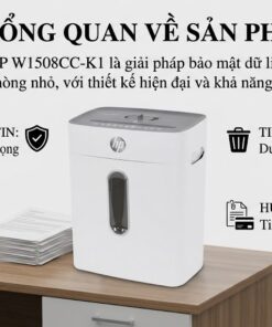 máy huỷ tài liệu HP W1508CC-K1