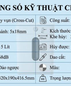 máy huỷ tài liệu HP W1508CC-K1