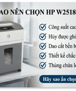 máy hủy tài liệu HP W2518CC